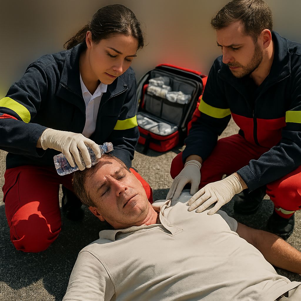 Hitzschlag Ein Bild zum Thema Hitzschlag im Medizin Kontext